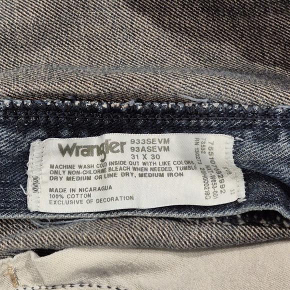 Wrangler Black Label Jeans NXT-W653-001 Straight Leg Silver Edition‎ Men's 31x30 - Picture 4 of 4